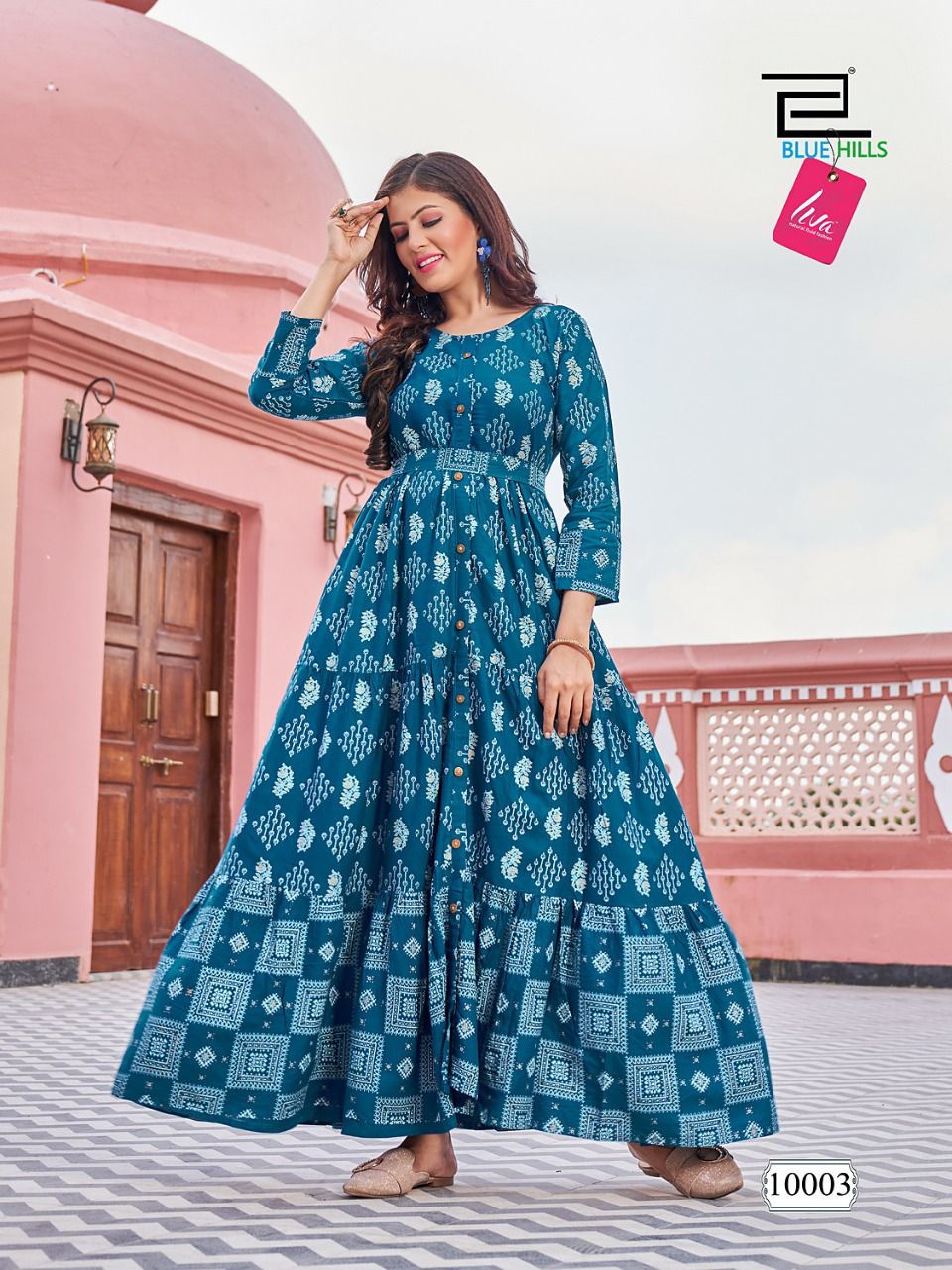Blue Hills Florencia 10 Wholesale Kurti Fancy Wear Anarkali Collection